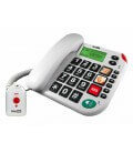 Σταθερό Ψηφιακό Τηλέφωνο Maxcom KXT481 SOS Λευκό με Οθόνη, Ένδειξη Εισερχόμενης Κλήσης Led και Μεγάλα Πλήκτρα