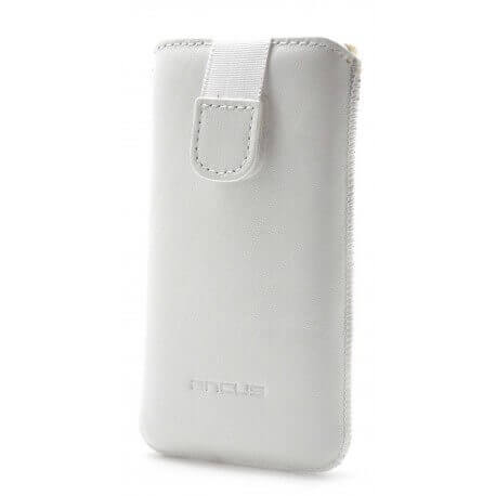 Θήκη Protect Ancus για Samsung i8190 Galaxy S3 Mini ( S III Mini ) Δέρμα Λευκή