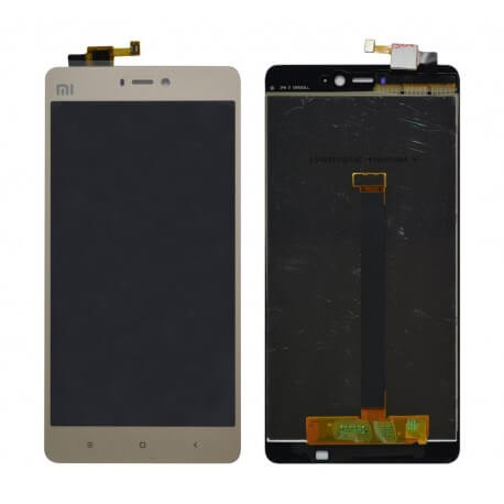 Γνήσια Οθόνη & Μηχανισμός Αφής Xiaomi Mi 4S Χρυσαφί χωρίς Πλαίσιο