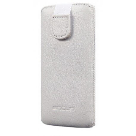 Θήκη Protect Ancus για Galaxy S4/S5/ iPhone 6/6S Δέρμα Λευκή