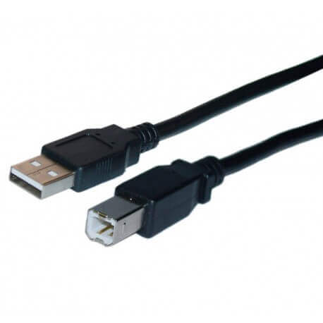 Καλώδιο Σύνδεσης Jasper USB A Αρσενικό σε B Αρσενικό 3m Μαύρο