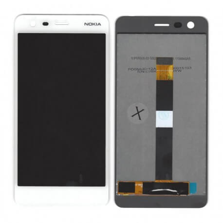 Οθόνη & Μηχανισμός Αφής Nokia 2 Dual Λευκό χωρίς Πλαίσιο. Κόλλα Swap