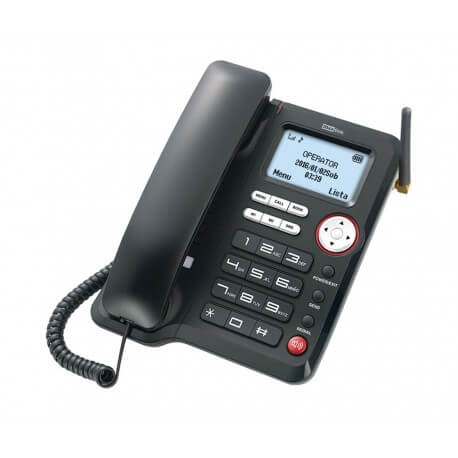 Σταθερό 3G Τηλέφωνο Maxcom Comfort MM29D Μαύρο με Λειτουργία Κινητού Τηλεφώνου
