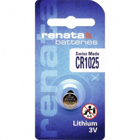 Buttoncell Lithium Electronics Renata CR1025 Τεμ. 1
