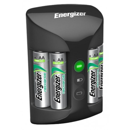 Φορτιστής Μπαταριών Energizer ACCU Recharge PRO για AA/AAA με 4 ΑΑ Ενσωματωμένες Μπαταρίες