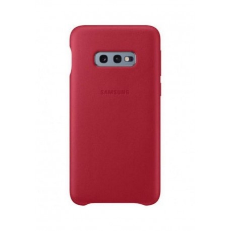 Θήκη Faceplate Samsung Leather Cover EF-VG970LREGWW για SM-G970F Galaxy S10e Κόκκινη