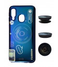 Θήκη Ancus TPU Fashion με Popsocket για Samsung SM-A405F Galaxy A40 Μπλε