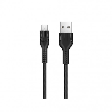 Καλώδιο σύνδεσης Hoco U31 USB σε Micro-USB 2.4A Μαύρο 1,2μ
