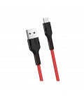 Καλώδιο σύνδεσης Hoco U31 USB σε Micro-USB 2.4A Κόκκινο 1,2μ