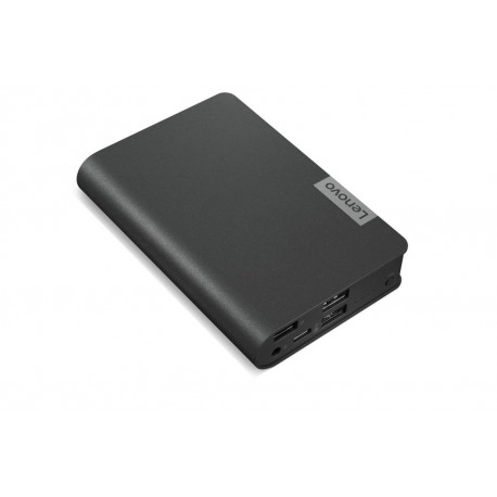 Power Bank Lenovo USB-C Laptop 14000mAh USB-C Max. 45W 20V, 2.25A, USB-A Max. 10W 5V,2A Περιλαμβάνει Καλώδιο/Dongle, Μαύρο