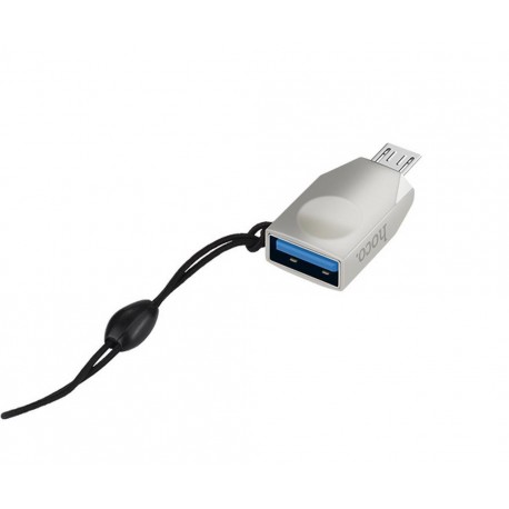 Αντάπτορας OTG Hoco UA10 Micro USB σε USB 3.0 Θηλυκό. Ασημί