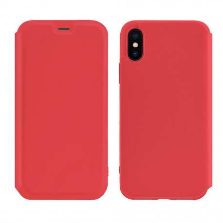 Θήκη Hoco Colorful Series Liquid Silicone για Apple iPhone XS Max Κόκκινη