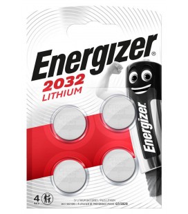 Buttoncell Lithium Energizer CR2032 3V Τεμ. 4
