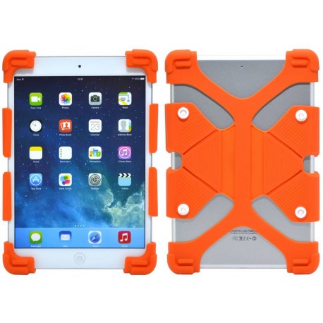 Θήκη Σιλικόνης Ancus Universal για Tablet 7'' - 8'' Ίντσες Πορτοκαλί (20 cm x 12 cm)