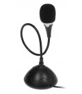 Μικρόφωνο H/Y Media-Tech MT392 Μαύρο με διακόπτη λειτουργίας και ευλύγιστο βραχίονα