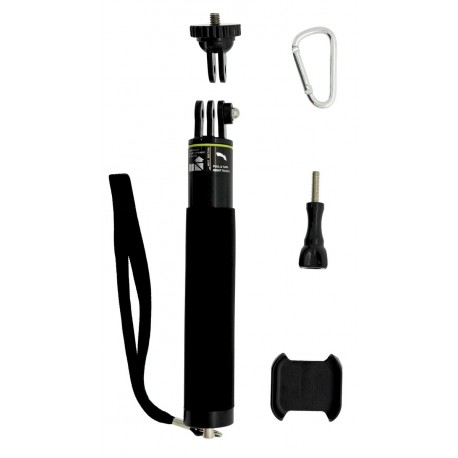 Selfie Stick Monopod LEDISTAR LDX-600 για Φωτογραφικές Μηχανές και Κινητά Τηλέφωνα. Πτυσσόμενο Μαύρο Μήκος: 20cm-80cm