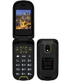 Vertex K205 Dual Sim IP68 με Κάμερα, 2 Οθόνες, Bluetooth, Ραδιόφωνο (Λειτουργεί χωρίς Handsfree), Φακό Μαύρο