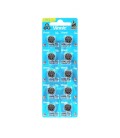 Buttoncell Vinnic LR1142F AG12 LR43 Τεμ. 10 με Διάτρητη Συσκευασία