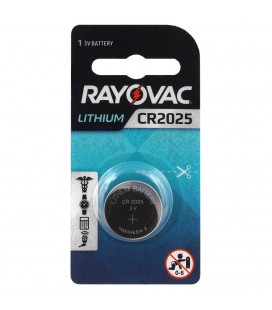Buttoncell Lithium Electronics Rayovac CR2025 Τεμ. 1