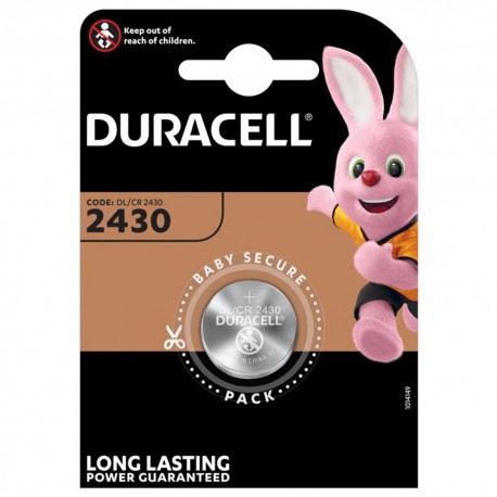 Buttoncell Lithium Duracell CR2430 Τεμ. 1