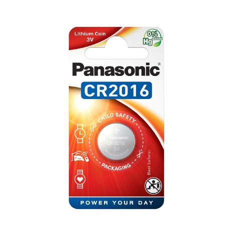 Buttoncell Panasonic CR2016 3V Τεμ. 1