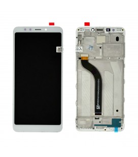 Οθόνη & Μηχανισμός Αφής Xiaomi Redmi 5 με Πλαίσιο Λευκή (Διάσταση:149mm) Type A