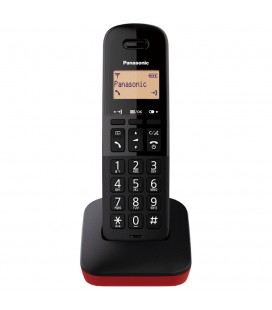 Ασύρματο Ψηφιακό Τηλέφωνο Panasonic KX-TGB610GRR Μαύρο-Κόκκινο με Πλήκτρο Αποκλεισμού Κλήσεων