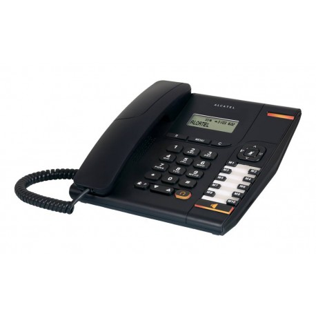 Σταθερό Ψηφιακό Τηλέφωνο Alcatel Temporis 580 Μαύρο, με Οθόνη, Ανοιχτή Ακρόαση και Υποδοχή Σύνδεσης Ακουστικού Κεφαλής (RJ9)