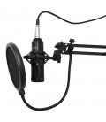 Επαγγελματικό Μικρόφωνο Media-Tech MT396 Μαύρο Κατάλληλο για Studio και Ηχογραφήσεις