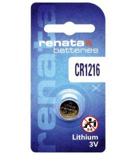 Buttoncell Lithium Electronics Renata CR1216 Τεμ. 1