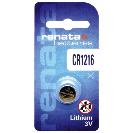 Buttoncell Lithium Electronics Renata CR1216 Τεμ. 1