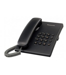 Σταθερό Ψηφιακό Τηλέφωνο Panasonic KX-TS500EXB Μαύρο