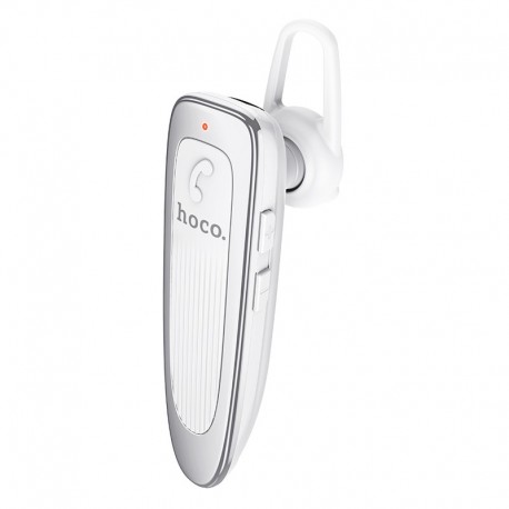 Wireless Headset Hoco E60 Brightness Business V.5.0 Λευκό με Πλήκτρο Ελέγχου