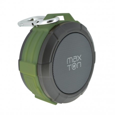 Φορητό Ηχείο Εξωτερικού Χώρου Bluetooth Maxton Telica MX51 3W IP5 Πράσινο με Ανοιχτή Ακρόαση, Audio-in, MicroSD