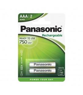 Μπαταρία Επαναφορτιζόμενη Panasonic size AAA HHR4MVE/2BC 1.2V Τεμ. 2