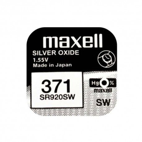 Buttoncell Maxwell 371-370 SR920SW Τεμ. 1