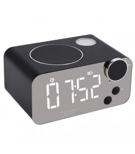 Φορητό Ηχείο Bluetooth Musky DY39 με Ξυπνητήρι, Ραδιόφωνο, Ανοιχτή Ακρόαση και Υποδοχή USB, AUX, Κάρτα Μνήμης
