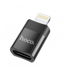 Αντάπτορας Hoco UA17 USB2.0  Lighting σε USB-C Μαύρο