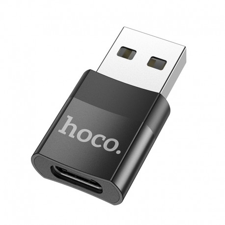 Αντάπτορας Hoco UA17 USB2.0  USB-A σε USB-C Μαύρο