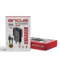 Φορτιστής Ταξιδίου Switching Ancus Supreme Series C60W USB 5V / 2A 10W με Αποσπώμενο Καλώδιο Lightning 1m Μαύρο