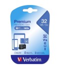 Κάρτα Μνήμης Verbatim MicroSDHC 32GB Class 10 UHS-I U1