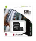 Κάρτα Μνήμης Kingston Canvas Select Plus+ MicroSDXC Class 10 με SD Αντάπτορα έως 100MB/s SDCS2/128GB
