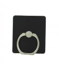 Βάση Στήριξης Γραφείου 360° Rotating Ring Ακρυλικό για Κινητά Τηλέφωνα Μαύρο 3.5 x 4 cm