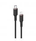 Καλώδιο σύνδεσης Acefast C2-01 USB-C σε Lightning 3A 30W Apple Certified MFI 1.2m Μαύρο