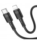 Καλώδιο Σύνδεσης Hoco X83 iP Victory USB-C σε Lightning για Γρήγορη Φόρτιση PD20W Μαύρο 1m