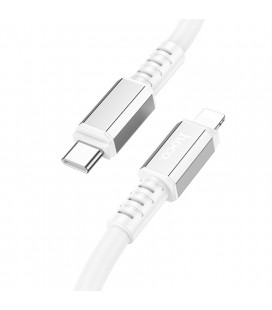 Καλώδιο Σύνδεσης Hoco X85 Strength USB-C σε Lightning PD20W Λευκό 1m