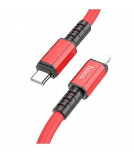 Καλώδιο Σύνδεσης Hoco X85 Strength USB-C σε Lightning PD20W Κόκκινο 1m