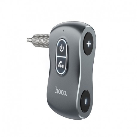 Bluetooth Transmitter Hoco E73 Tour BT v5.0,έξοδος AUX 3,5 mm TF Card Γκρι