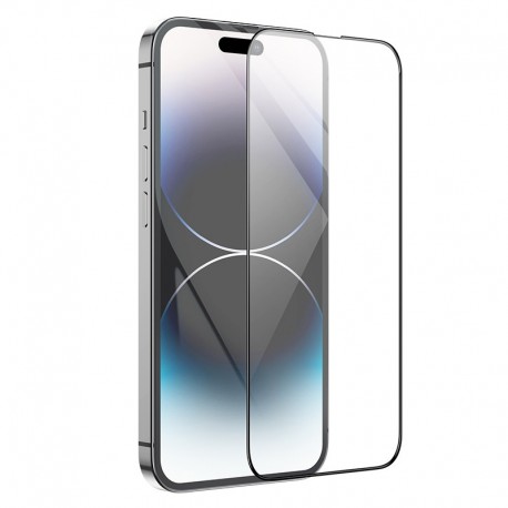 Tempered Glass Hoco G12 5D Full Screen Large Arc Edges Protection 9H για Apple iPhone 14 Pro Max 1τμχ