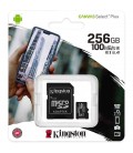 Κάρτα Μνήμης Kingston Canvas Select Plus+ MicroSDXC Class 10 με SD Adapter έως 100MB/s SDCS2/256GB